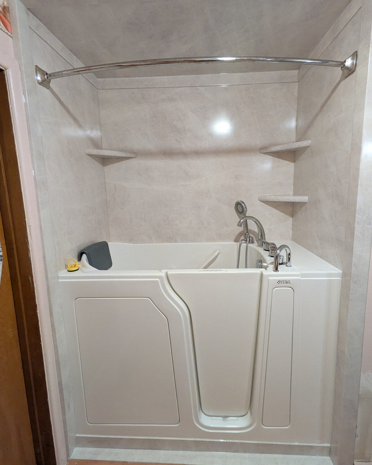 After: walk-in tub conversion, Rogue Valley